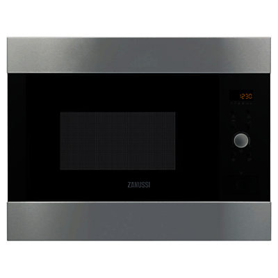 Zanussi ZBG26542XA Built-in Microwave with Grill, Stainless Steel
